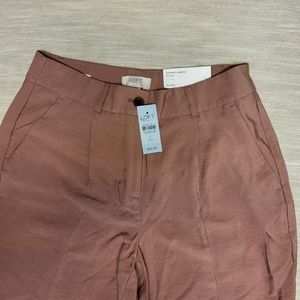 Loft skinny ankle, mid rise pants, size 2 petite,  NWT, dark coral